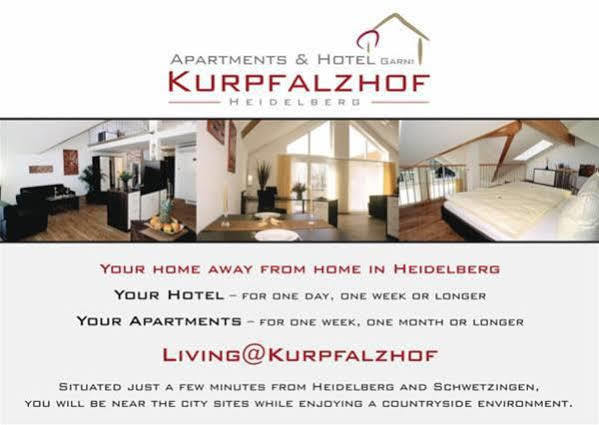 Serviced Apartments Kurpfalzhof Oftersheim Luaran gambar